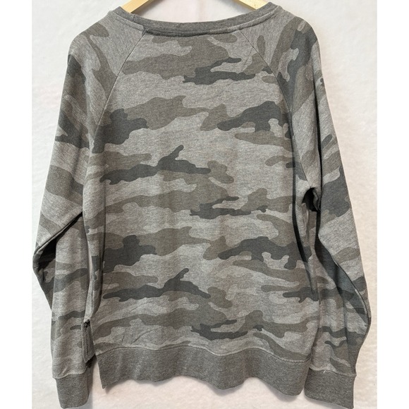 Pressbox South Dakota State Jackrabbits Women's Raglan Camo Sweatshirt Size L - Picture 2 of 12